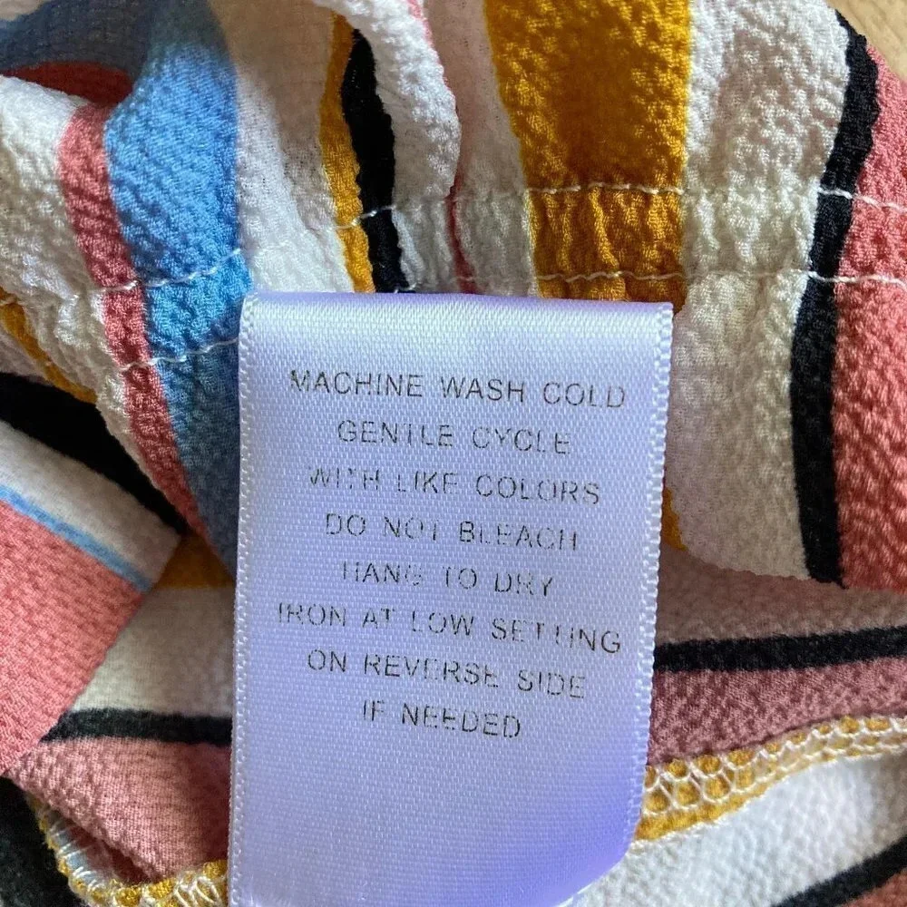 Riley & James Striped Off the Shoulder‎ Peasant Blouse, Size 2X - Picture 8 of 8